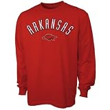 Arkansas Razorbacks Cardinal Youth Big Hits Long Sleeve T-shirt