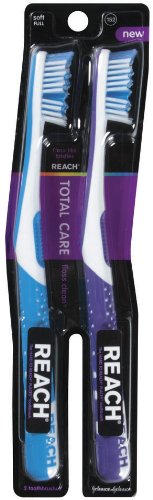 Reach Total Care toothbrush, Soft Full, 2 Count