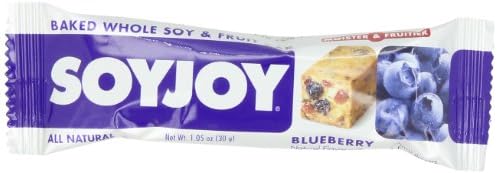 Soyjoy Blueberry Baked Whole Soy and Fruit Bar, 12 Count (Pack of 2)