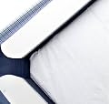 Clouds and Stars Portable Playard Sheet -White Flannel