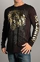 ED HARDY Men's Tiger Graphic Crew Neck T-Shirt