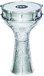 Meinl Aluminum Darbuka, hand hammered 7 1/4-13 1/3