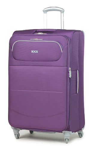 TR-0103-PU-S: Rock Verve Super Lightweight Carry-on Spinner Case 55cm in Purple