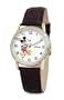 Disney Men's D060S003 Mickey Mouse Brown Leather Strap Watch
