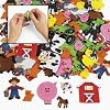 500 Barnyard Foam Self-Adhesive Farm Shapes