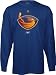 Atlanta Thrashers -Navy- Primary Logo Long Sleeve T-Shirt