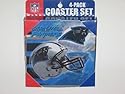 CAROLINA PANTHERS 4 Pack (4" x 4") Foam DRINK COASTER SET