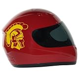 Fanrider USC Trojans Full Face Motorcycle Helmet - Limited Edition - Large - Red