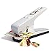 Pick-a-Palooza DIY Guitar Pick Punch Gift Pack - Premium Pick-Maker with Leather Key Chain Holder, 4 Strips and a File - White