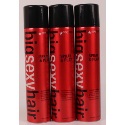 Sexy - Big Sexy hair Spray And Play Volumzing Hairspray 10oz Lot Of 3