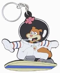 SpongeBob Sandy Rubber Keychain