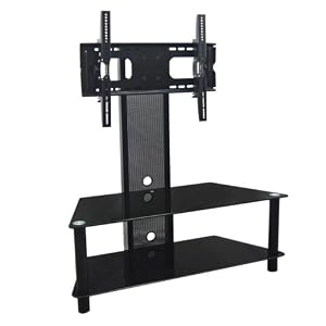 Walker Edison Onyx 4-in-1 TV Stand w. Mount - 2 Level