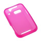 Motorola MB525 DEFY Silicone Skin Case - Hot Pink