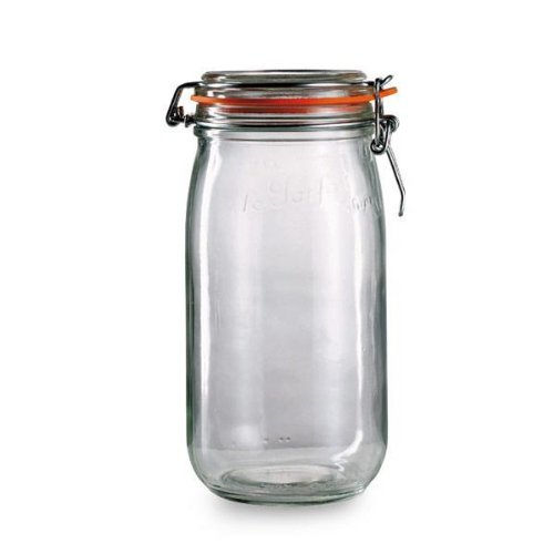 Le Parfait French Glass Canning Jar with 100mm Gasket and Lid -3 Liter-image