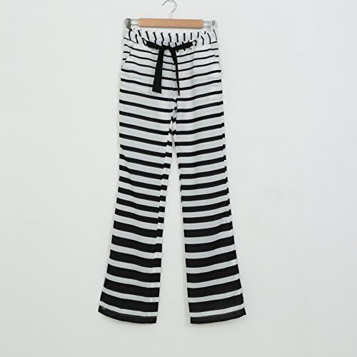 FsJoy Women's Striped Yoga Sportpants Long Loose Pants