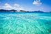 Wallmonkeys Peel and Stick Wall Decals - Blue Clear Waters of Okinawa, Japan - Removable Graphic