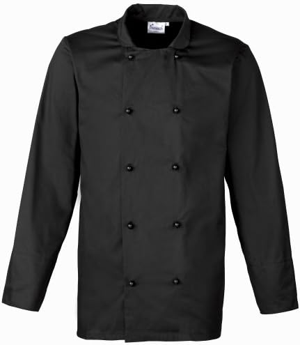 Premier Unisex Cuisine Long Sleeve Chefs Jacket