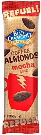 Blue Diamond Oven Roasted Almonds, Cafe Mocha, 1.5 Ounce (Pack of 12)