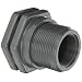 Hayward PVC Bulkhead Fitting, Class 150, EPDM Gasket, 2" Threaded