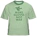 Grenade Mens T-Shirt Gloves Not War Green