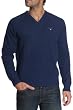 GANT SOLID LAMBSWOOL V-NECK 83502 Herren Pullover, Gr. (M), Blau (487 )