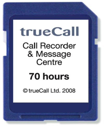TrueCall call recorder memory card - 70hrs of recording.