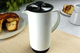 Ceramic French Press - Eggshell White Coffee Press