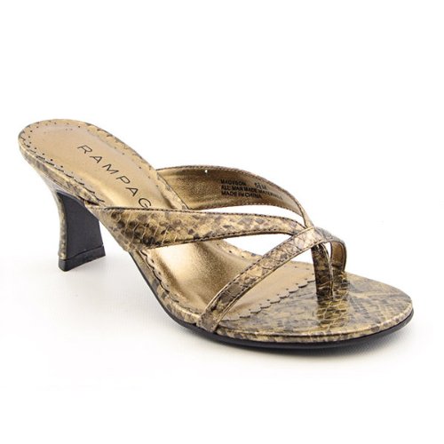 Rampage Madyson Sandals Slides Shoes Gold Womens
