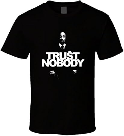 PartyHardTees Trust Nobody Tupac 2pac Legendary Music T Shirt 2XL Black