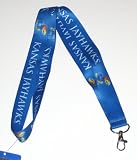 Kansas Jayhawks NCAA Lightweight Hot Market Lanyard