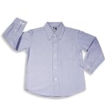 City College by Wes and Willy - Boys Long Sleeved Button Down Oxford Shirt, Blue
