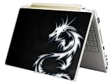 Bundle Monster Laptop Notebook Skin Sticker Cover Art Decal – 12″ 14″ 15″ 17″ – Fit HP Dell Asus Compaq – Blue Dragon