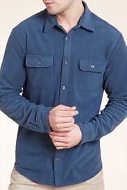 Blue Harbour Classic Collar Micro Fleece Shirt [T28-2345M-S]