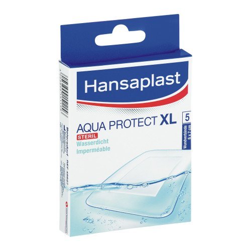 Hansaplast Aqua Protect XL Pflaster 6x7 cm, 5 St