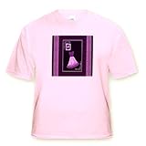 IMAGE OF Purple dress and rose surrounded by damask ribbons and frame - Light Pink Infant Lap-Shoulder Tee (24M)