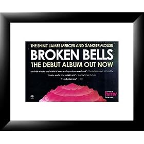 BROKEN BELLS Debut Album - Framed Original Advert