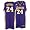 Kobe Bryant Jersey: adidas Purple Swingman #24 Los Angeles Lakers Jersey - Large