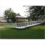 Modular Platforms and Switchbacks with Handrail Size: 48 x 48
