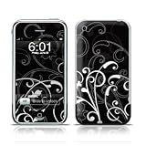 Apple iPhone Skin Tattoo + Wallpaper - B&W Fleur