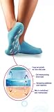 Jessica Gel Moisturizing Socks Turquoise
