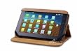 Acase Vintage Acme Brown Leather Case with Stand for Samsung Galaxy Tab P1000 WiFi 3G