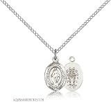 Miraculous Small Sterling Silver Medal