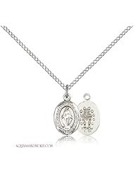 Miraculous Small Sterling Silver Medal