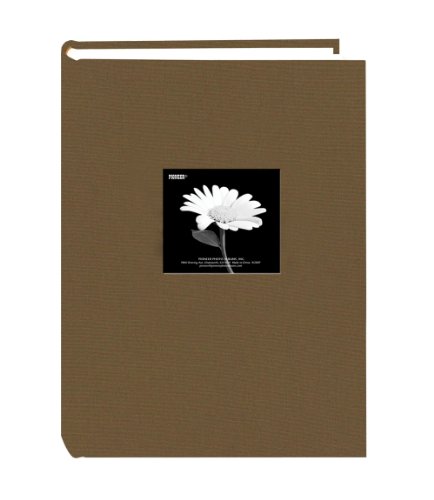 Pioneer 300 Pocket Fabric Frame Cover Photo Album, Warm Mocha