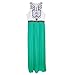 Chen Women Summer Boho Long Maxi Evening Party Dress Sleeveless Beach Dresses (XL)