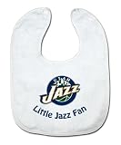 NBA Utah Jazz White Snap Bib with Team Logo