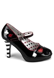 4 Inch Heel Poker Mary Jane Pump Women'S Size Shoe
