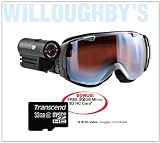 Contour GPS Full HD Helmet Camera 1400 + FREE! Transcend 32GB Ultra High Speed Memory Card Bundle + FREE! 360 Portable Capsule Speaker