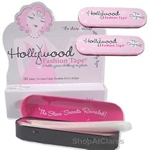 Hollywood Fashion Tape (Take-Along Tins 2Pk=72strips) Clothing Double-Sided Tape Strips
From Hollywood
