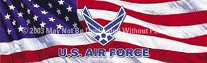 Window Graphic - 20x65 U.S. Air Force Logo Window Graphics Military